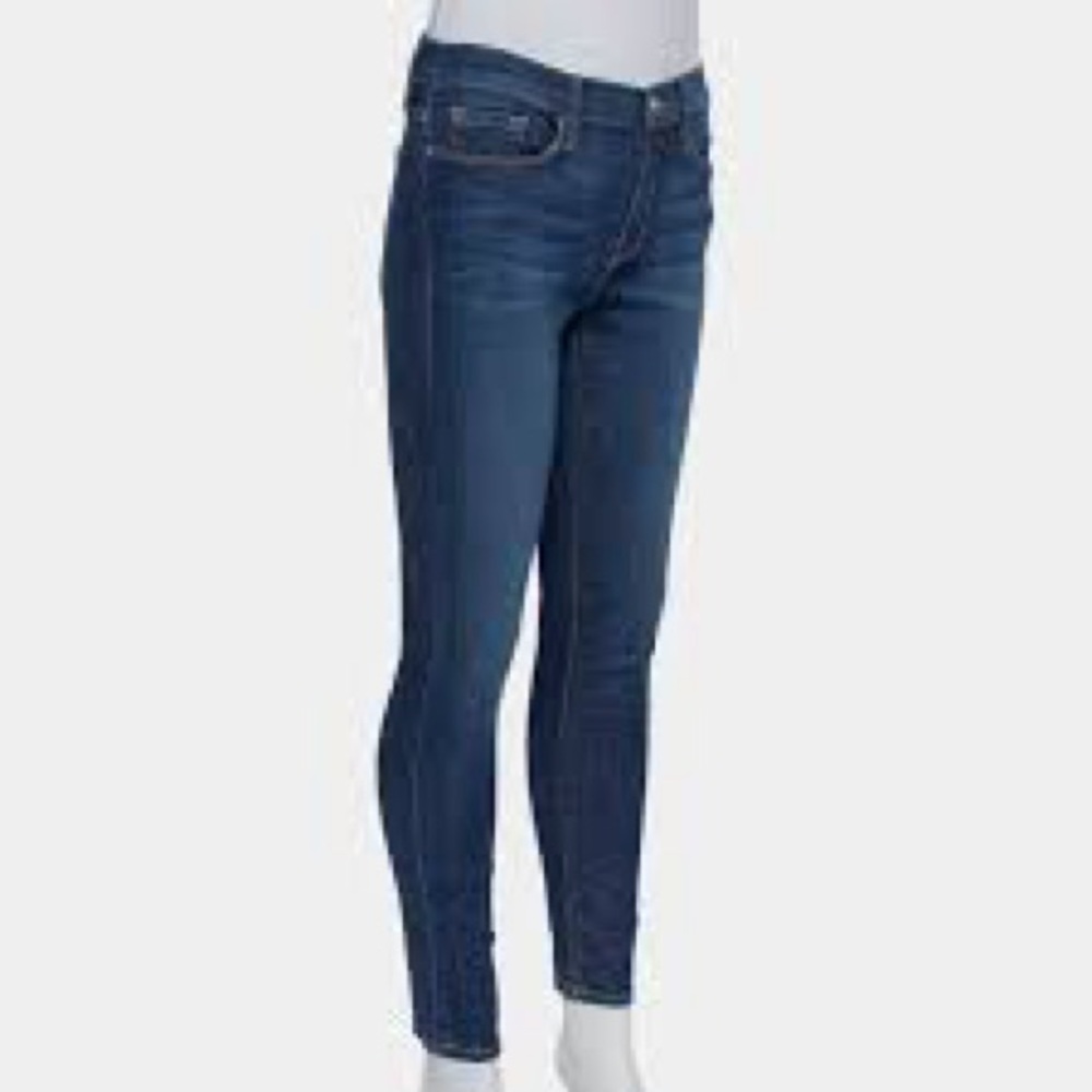 Frame Denim Women’s Skinny Jeans in Dark Blue Wash